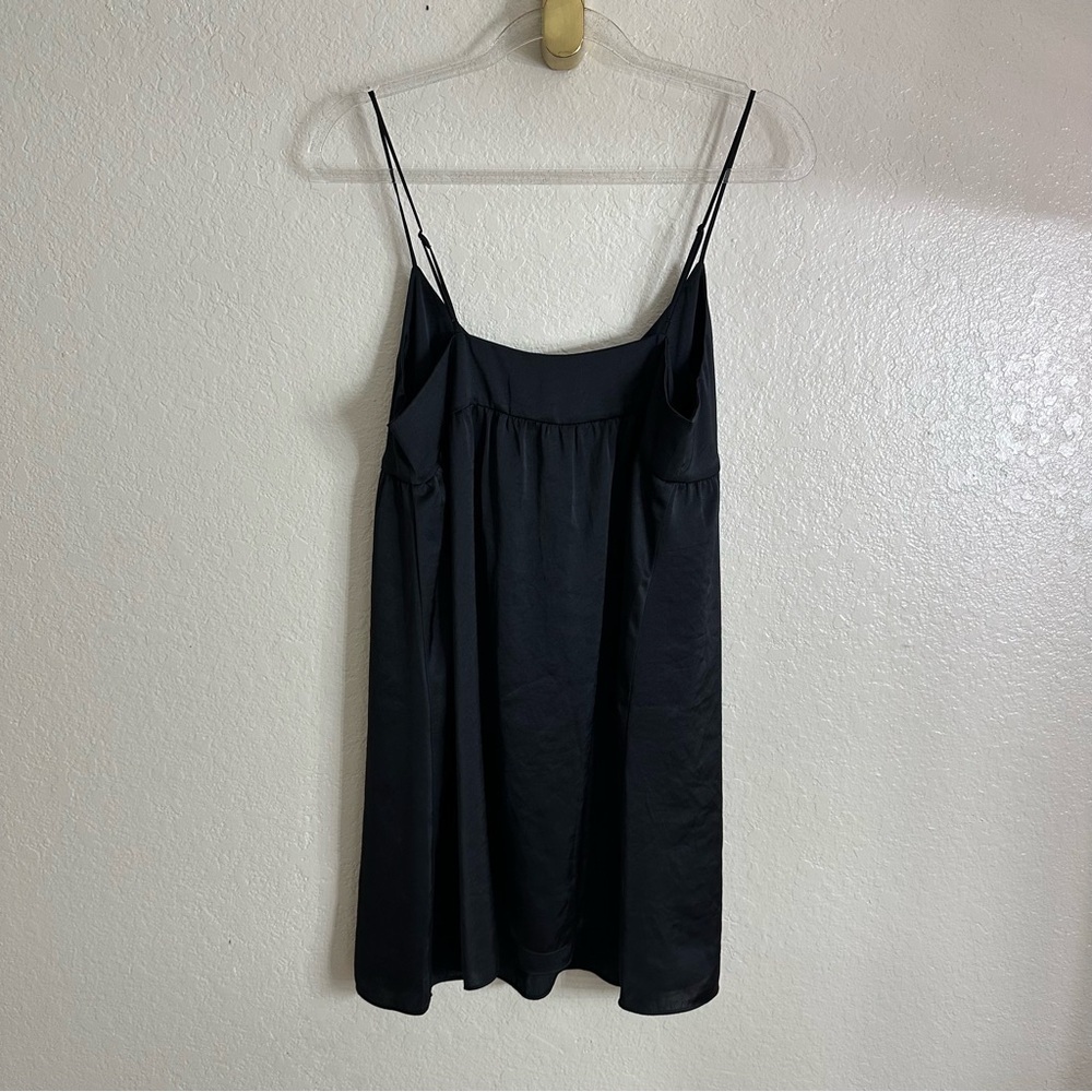 Wilfred Aritzia Lover Satin Mini babydoll dress size M - Picture 12 of 14